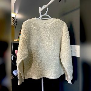 H&M Faux Fur Knitted Sweater